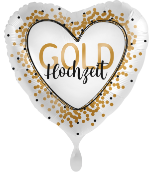 Folienballon - Goldhochzeit - ø 43cm